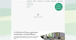 Desktop Screenshot of livingatsantamonica.com