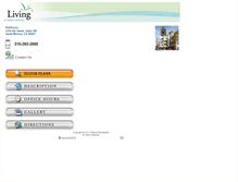 Tablet Screenshot of livingatsantamonica.com